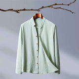 Shirt Men | Mandarin Collar & Japanese-Inspired Design