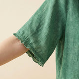 Blouse Women | Peter Pan Collar & Relaxed Summer Fit