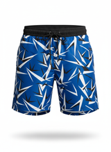 Abstract Trunks with 5-Inch Modern Swim Cut