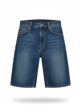 Denim Shorts with 5-Pocket Standard Cut